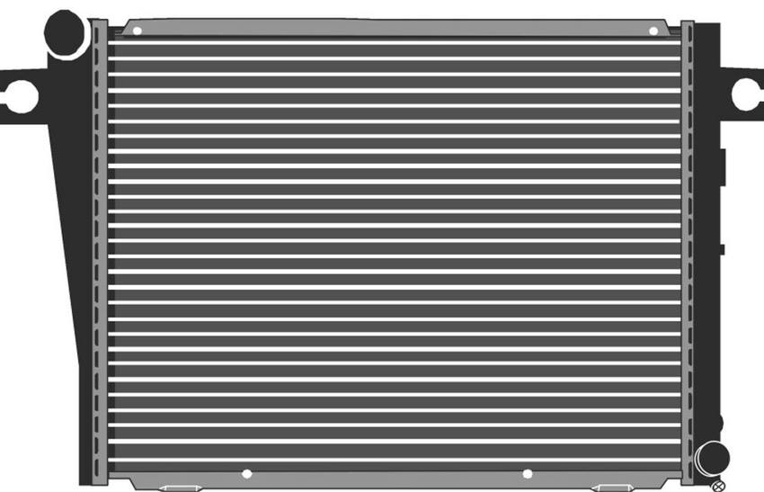 BMW Radiator - Behr 376713151